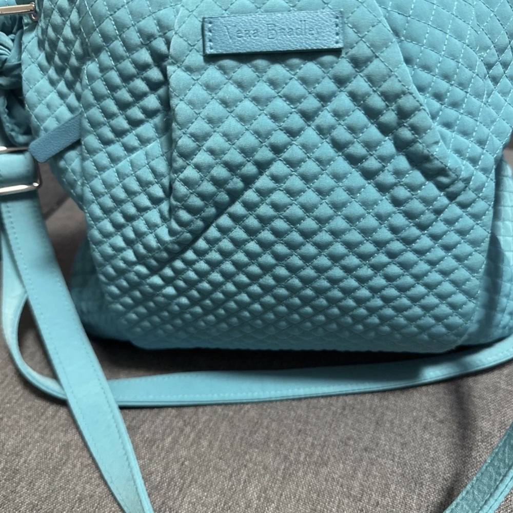 Vera Bradley Turquoise Quilted Backpack